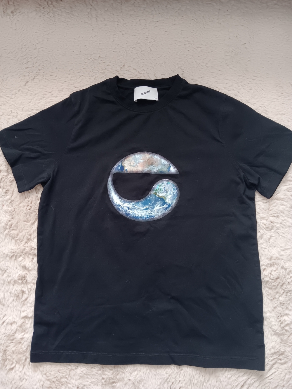 Coperni Black Logo Crewneck Tee
